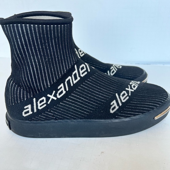 Alexander Wang Pia Logo Knit Sneaker - Picture 8 of 9